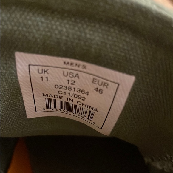 Palladium green canvas with rubber toe sneaker - Picture 4 of 4